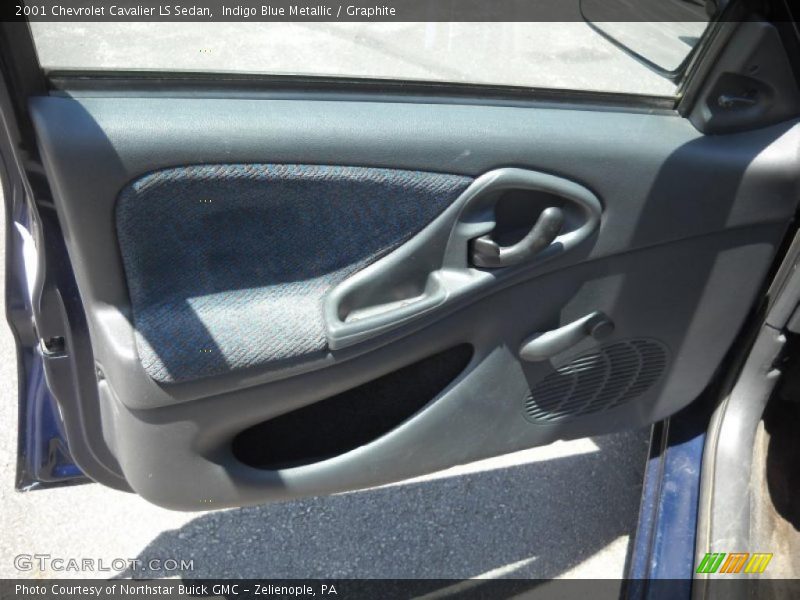 Indigo Blue Metallic / Graphite 2001 Chevrolet Cavalier LS Sedan