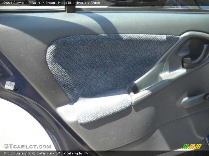 Indigo Blue Metallic / Graphite 2001 Chevrolet Cavalier LS Sedan