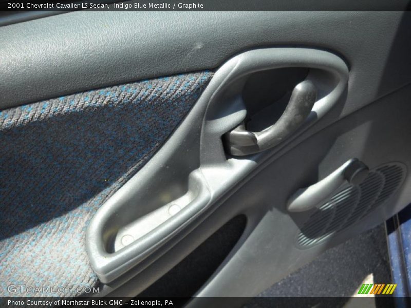 Indigo Blue Metallic / Graphite 2001 Chevrolet Cavalier LS Sedan