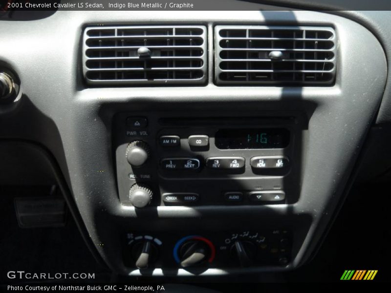 Indigo Blue Metallic / Graphite 2001 Chevrolet Cavalier LS Sedan
