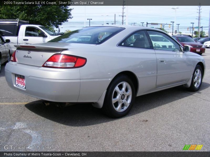 Silver Stream Opal / Charcoal 2000 Toyota Solara SLE V6 Coupe