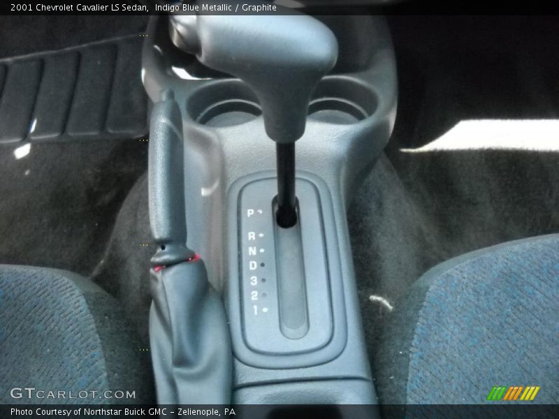 Indigo Blue Metallic / Graphite 2001 Chevrolet Cavalier LS Sedan