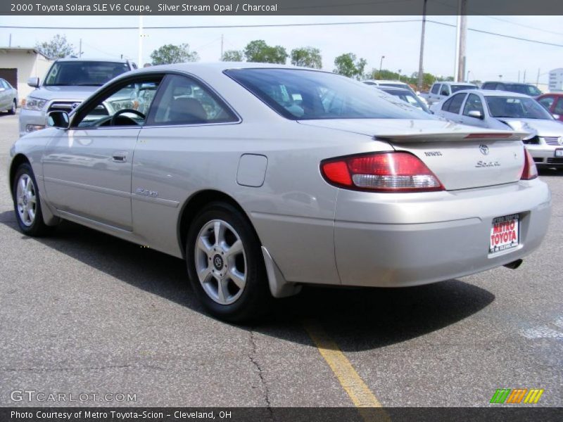 Silver Stream Opal / Charcoal 2000 Toyota Solara SLE V6 Coupe