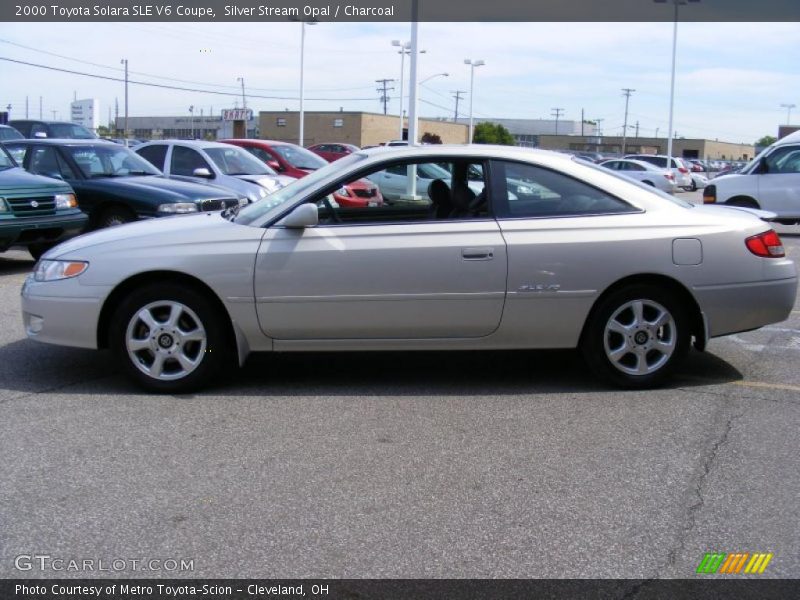 Silver Stream Opal / Charcoal 2000 Toyota Solara SLE V6 Coupe