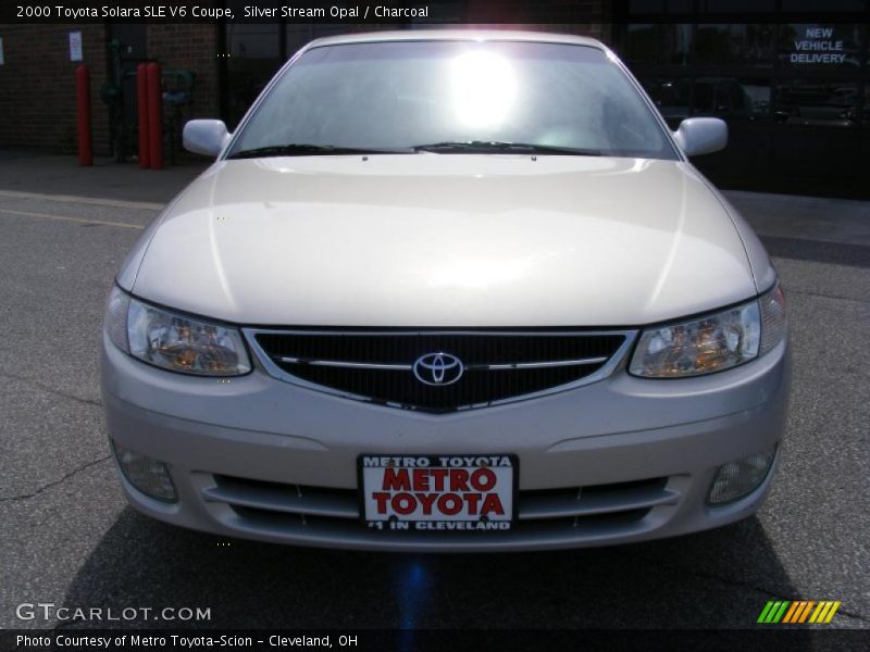 Silver Stream Opal / Charcoal 2000 Toyota Solara SLE V6 Coupe