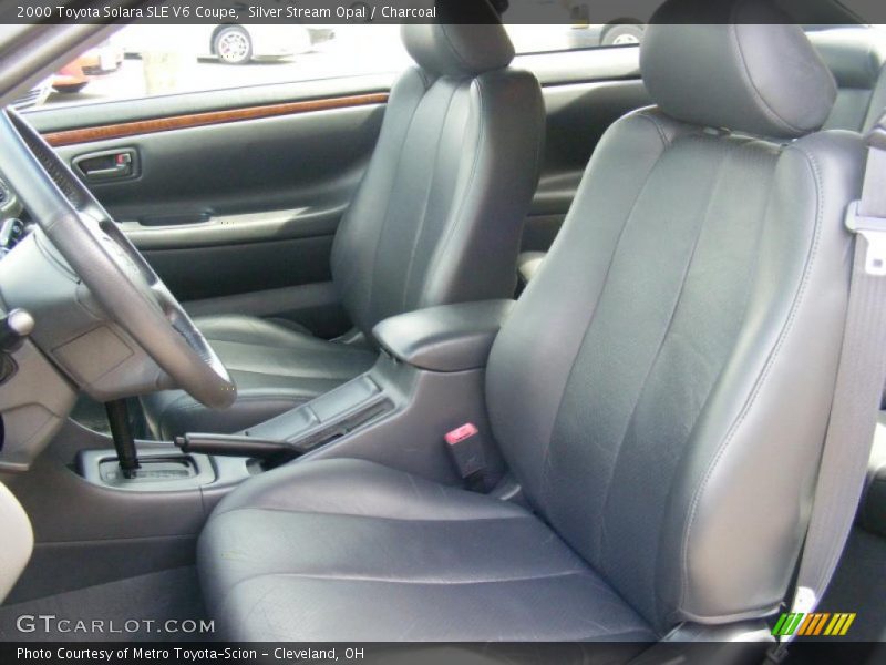 Silver Stream Opal / Charcoal 2000 Toyota Solara SLE V6 Coupe