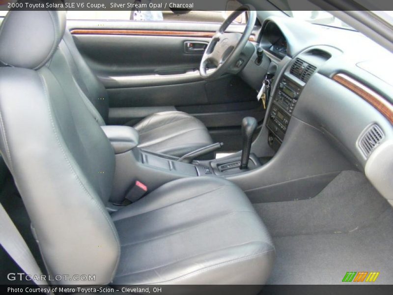 Silver Stream Opal / Charcoal 2000 Toyota Solara SLE V6 Coupe