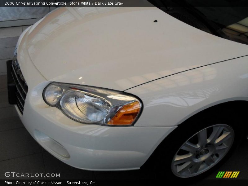 Stone White / Dark Slate Gray 2006 Chrysler Sebring Convertible