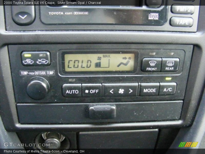Silver Stream Opal / Charcoal 2000 Toyota Solara SLE V6 Coupe