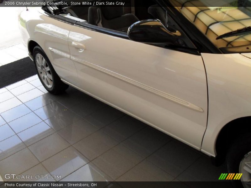 Stone White / Dark Slate Gray 2006 Chrysler Sebring Convertible