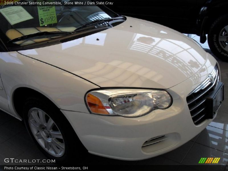 Stone White / Dark Slate Gray 2006 Chrysler Sebring Convertible