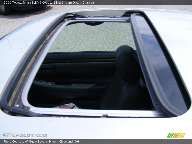 Silver Stream Opal / Charcoal 2000 Toyota Solara SLE V6 Coupe