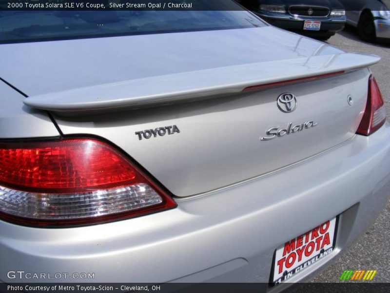 Silver Stream Opal / Charcoal 2000 Toyota Solara SLE V6 Coupe