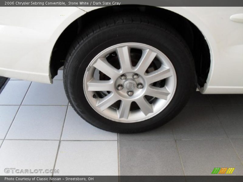 Stone White / Dark Slate Gray 2006 Chrysler Sebring Convertible