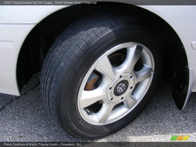 Silver Stream Opal / Charcoal 2000 Toyota Solara SLE V6 Coupe