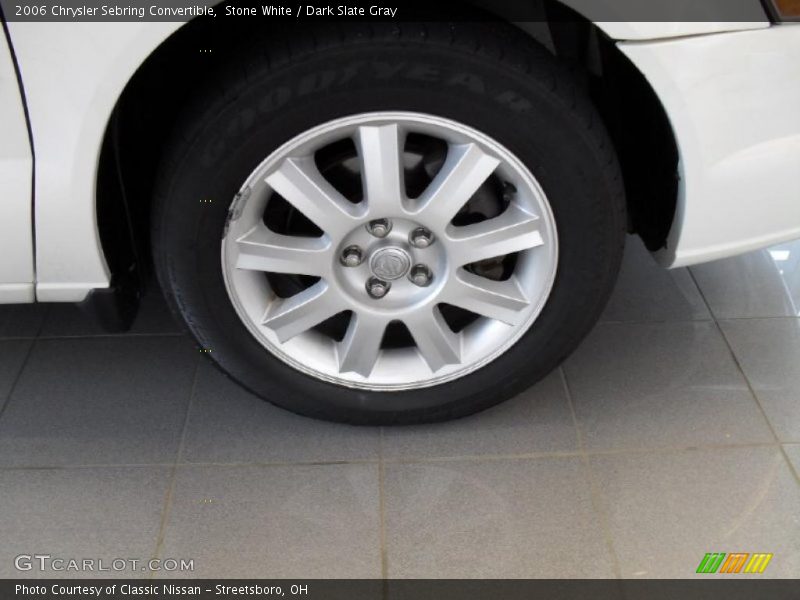 Stone White / Dark Slate Gray 2006 Chrysler Sebring Convertible