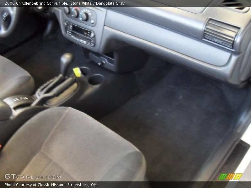 Stone White / Dark Slate Gray 2006 Chrysler Sebring Convertible