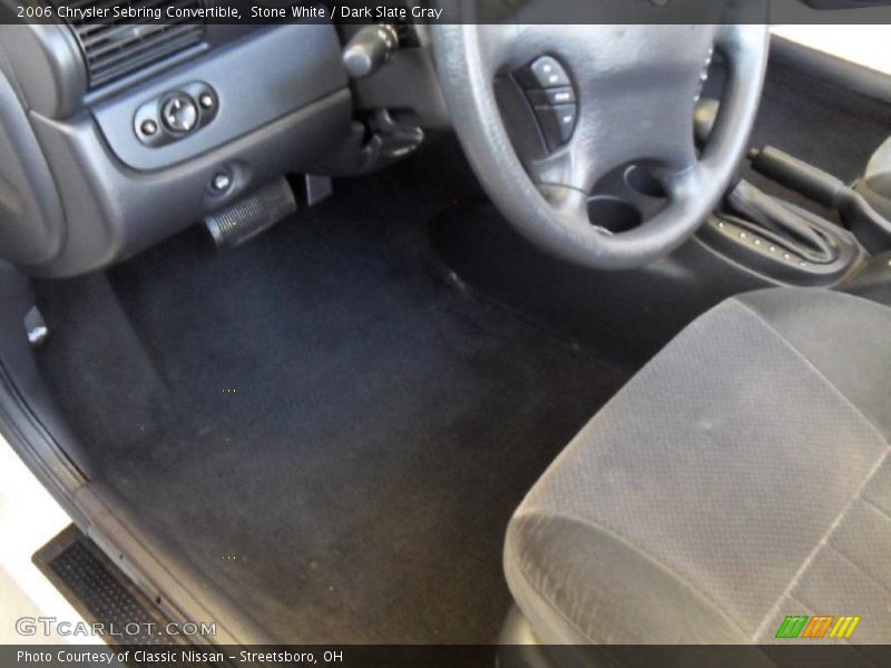 Stone White / Dark Slate Gray 2006 Chrysler Sebring Convertible
