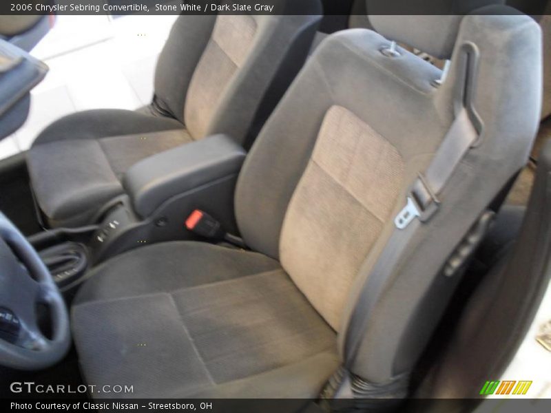 Stone White / Dark Slate Gray 2006 Chrysler Sebring Convertible