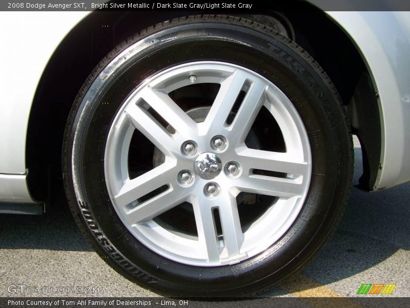 Bright Silver Metallic / Dark Slate Gray/Light Slate Gray 2008 Dodge Avenger SXT