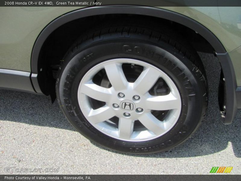 Green Tea Metallic / Ivory 2008 Honda CR-V EX 4WD