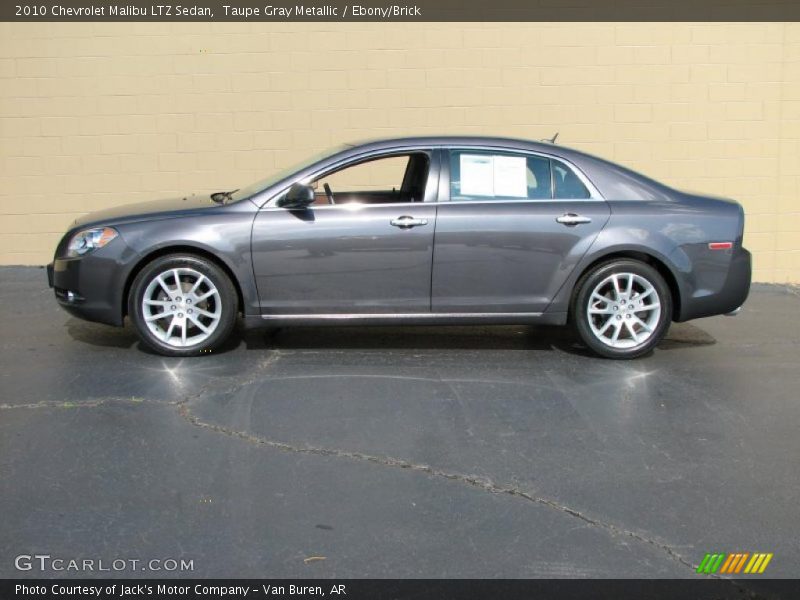 Taupe Gray Metallic / Ebony/Brick 2010 Chevrolet Malibu LTZ Sedan