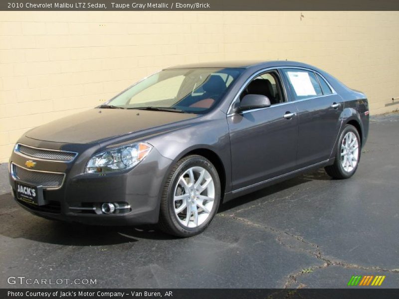 Taupe Gray Metallic / Ebony/Brick 2010 Chevrolet Malibu LTZ Sedan