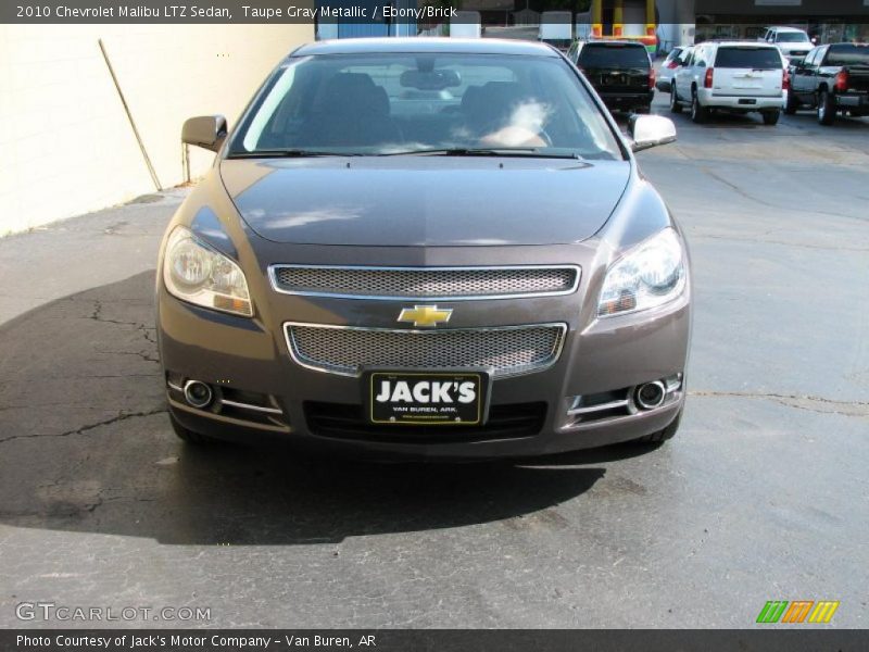 Taupe Gray Metallic / Ebony/Brick 2010 Chevrolet Malibu LTZ Sedan