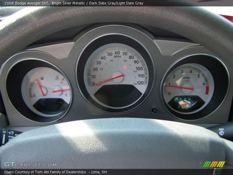 Bright Silver Metallic / Dark Slate Gray/Light Slate Gray 2008 Dodge Avenger SXT