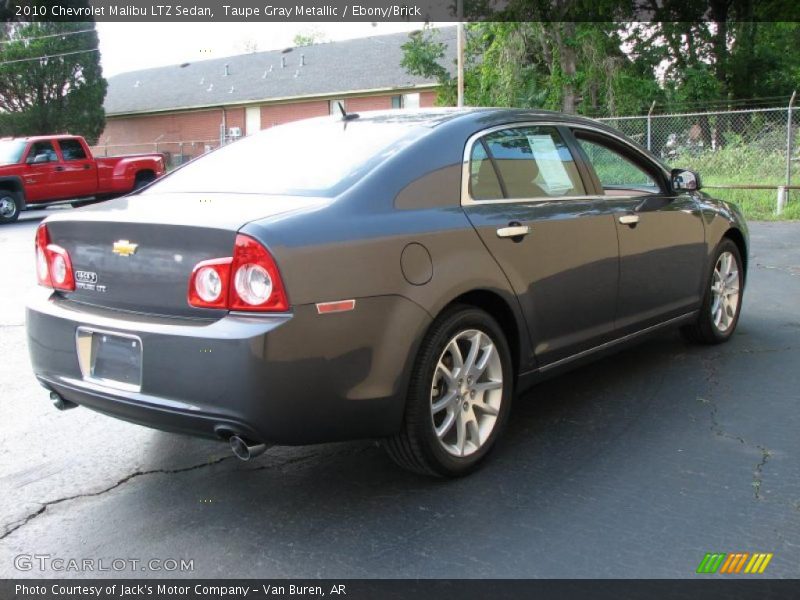 Taupe Gray Metallic / Ebony/Brick 2010 Chevrolet Malibu LTZ Sedan