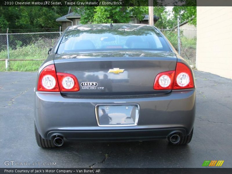 Taupe Gray Metallic / Ebony/Brick 2010 Chevrolet Malibu LTZ Sedan