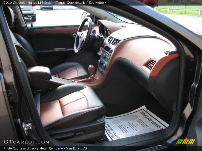 Taupe Gray Metallic / Ebony/Brick 2010 Chevrolet Malibu LTZ Sedan