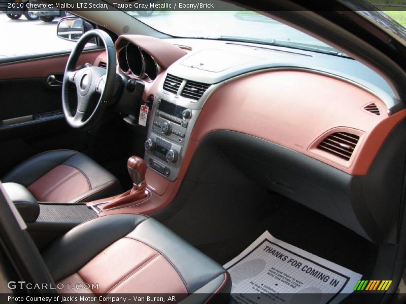 Taupe Gray Metallic / Ebony/Brick 2010 Chevrolet Malibu LTZ Sedan
