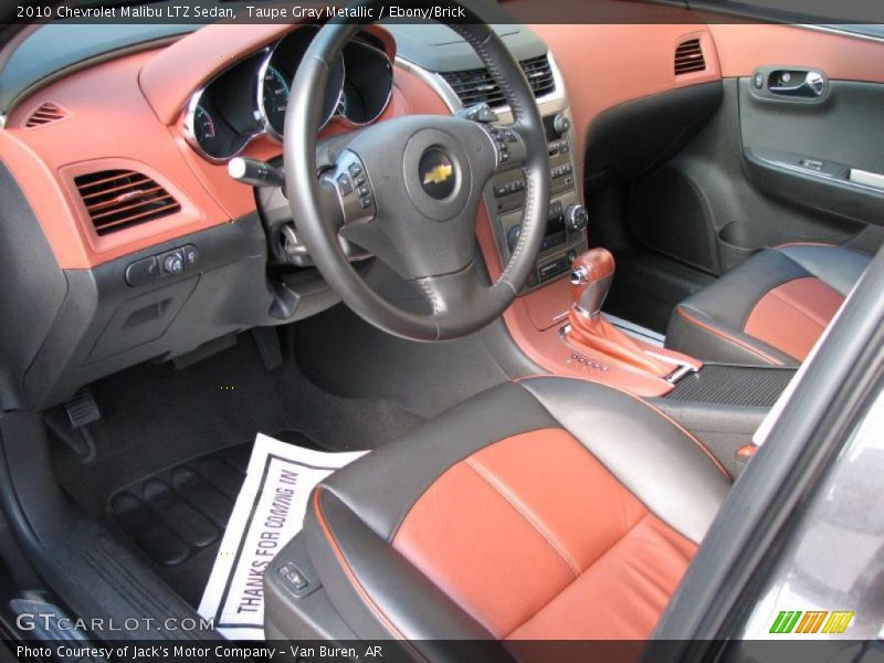 Taupe Gray Metallic / Ebony/Brick 2010 Chevrolet Malibu LTZ Sedan