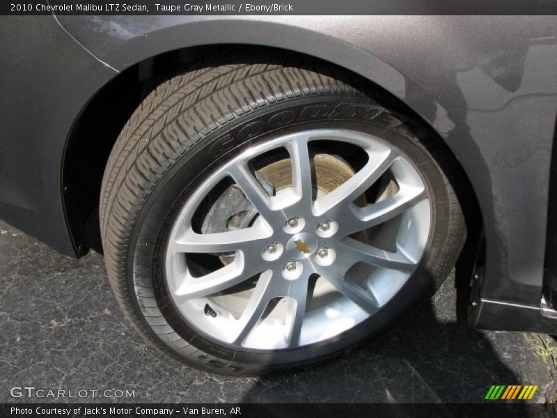 Taupe Gray Metallic / Ebony/Brick 2010 Chevrolet Malibu LTZ Sedan