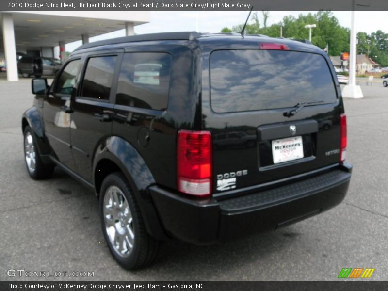 Brilliant Black Crystal Pearl / Dark Slate Gray/Light Slate Gray 2010 Dodge Nitro Heat