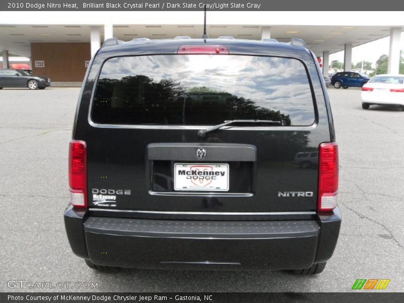 Brilliant Black Crystal Pearl / Dark Slate Gray/Light Slate Gray 2010 Dodge Nitro Heat
