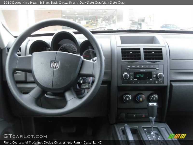 Brilliant Black Crystal Pearl / Dark Slate Gray/Light Slate Gray 2010 Dodge Nitro Heat