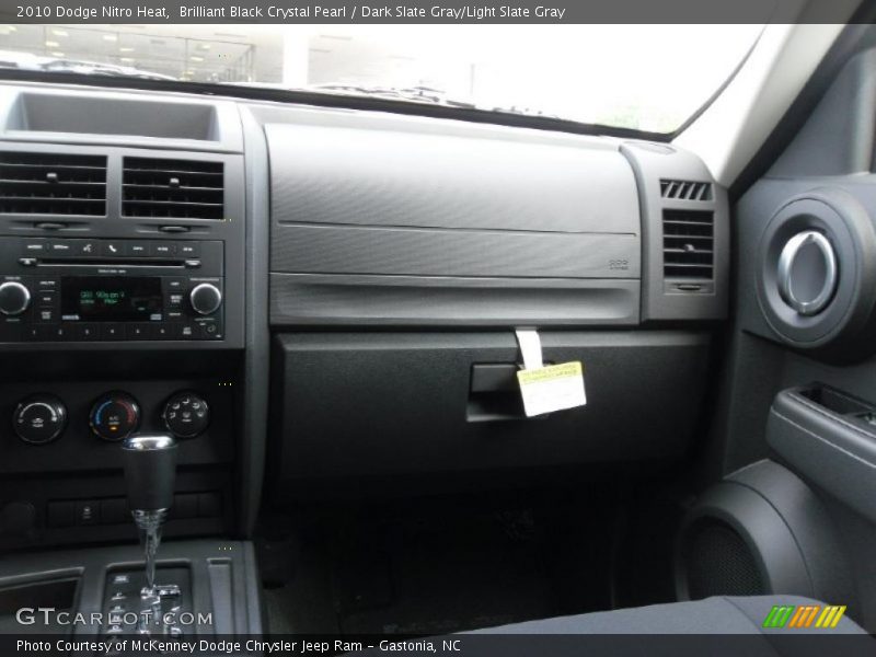 Brilliant Black Crystal Pearl / Dark Slate Gray/Light Slate Gray 2010 Dodge Nitro Heat