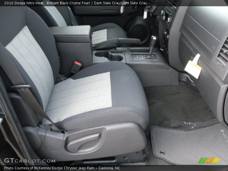 Brilliant Black Crystal Pearl / Dark Slate Gray/Light Slate Gray 2010 Dodge Nitro Heat