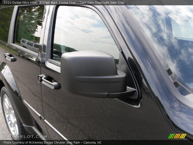 Brilliant Black Crystal Pearl / Dark Slate Gray/Light Slate Gray 2010 Dodge Nitro Heat
