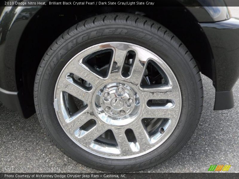 Brilliant Black Crystal Pearl / Dark Slate Gray/Light Slate Gray 2010 Dodge Nitro Heat
