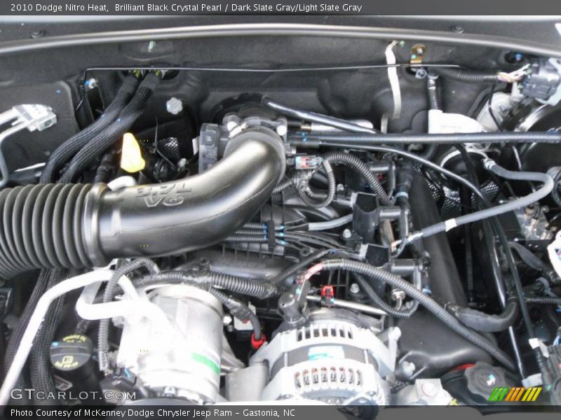 Brilliant Black Crystal Pearl / Dark Slate Gray/Light Slate Gray 2010 Dodge Nitro Heat
