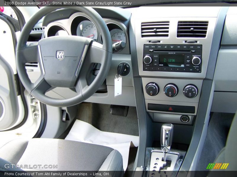 Stone White / Dark Slate Gray/Light Slate Gray 2008 Dodge Avenger SXT