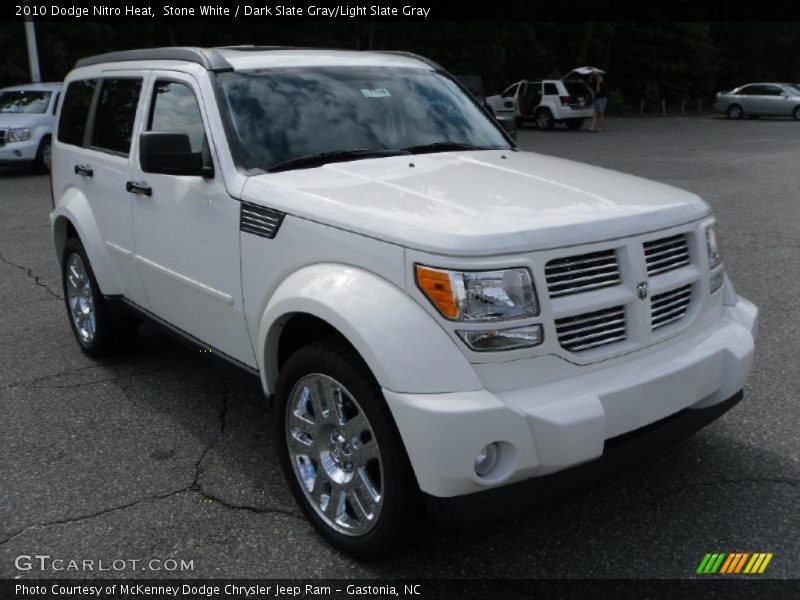 Stone White / Dark Slate Gray/Light Slate Gray 2010 Dodge Nitro Heat