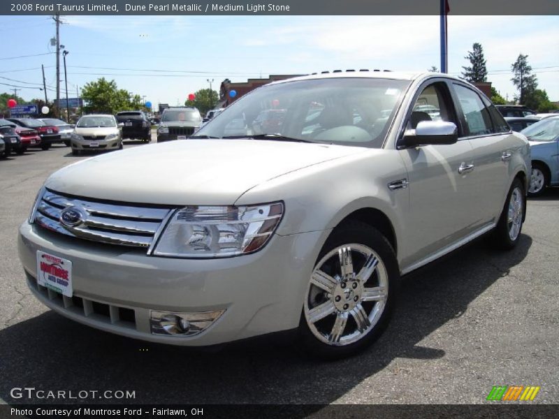 Dune Pearl Metallic / Medium Light Stone 2008 Ford Taurus Limited