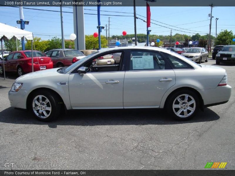 Dune Pearl Metallic / Medium Light Stone 2008 Ford Taurus Limited