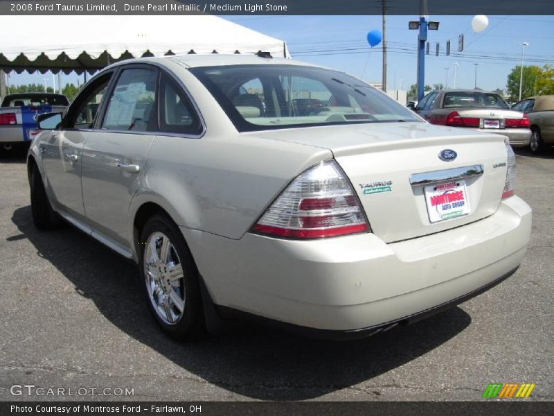 Dune Pearl Metallic / Medium Light Stone 2008 Ford Taurus Limited