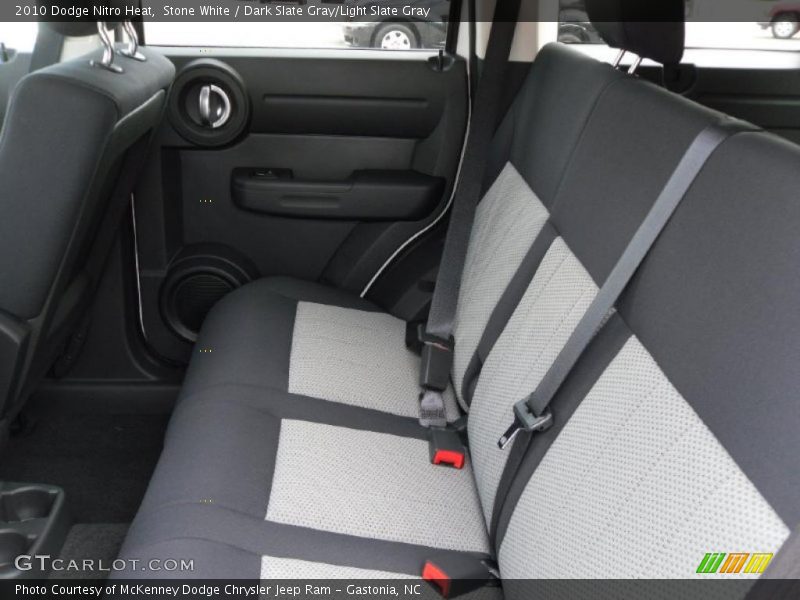 Stone White / Dark Slate Gray/Light Slate Gray 2010 Dodge Nitro Heat