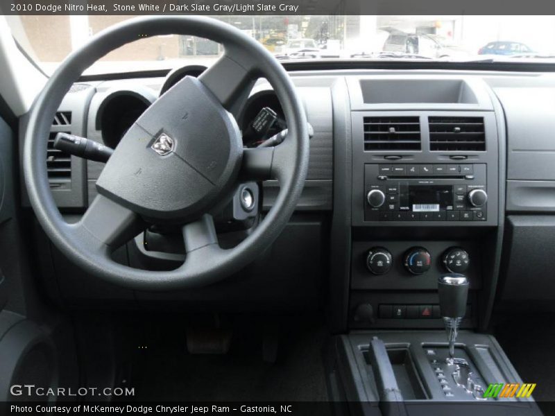 Stone White / Dark Slate Gray/Light Slate Gray 2010 Dodge Nitro Heat